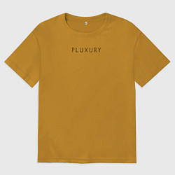 Футболка оверсайз мужская PLUXURY, цвет: горчичный