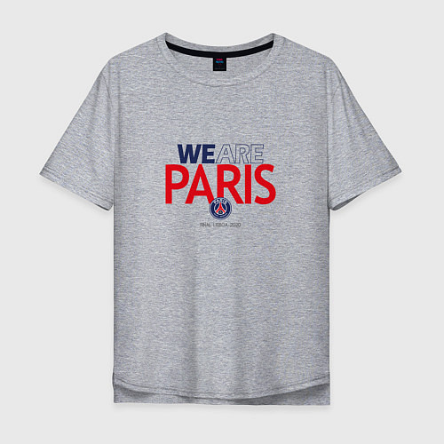 Мужская футболка оверсайз PSG We Are Paris 202223 / Меланж – фото 1