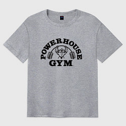 Футболка оверсайз мужская GYM, цвет: меланж