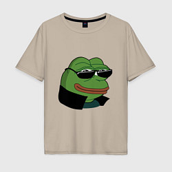 Мужская футболка оверсайз Pepe в очках EZ