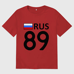 Мужская футболка оверсайз RUS 89