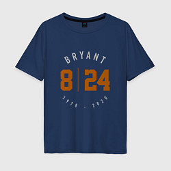 Футболка оверсайз мужская Kobe Bryant, цвет: тёмно-синий