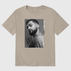 Футболка оверсайз мужская Jony, цвет: миндальный