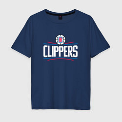 Мужская футболка оверсайз Los Angeles Clippers