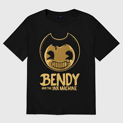 Футболка оверсайз мужская Bendy And The Ink Machine, цвет: черный