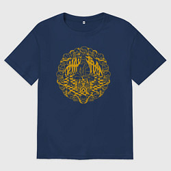 Футболка оверсайз мужская Thai, цвет: тёмно-синий