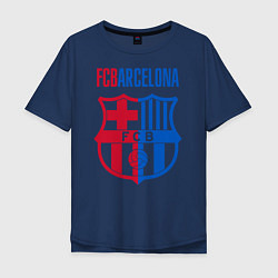 Мужская футболка оверсайз Barcelona FC