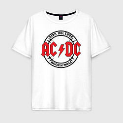 Мужская футболка оверсайз ACDC