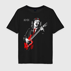 Мужская футболка оверсайз ACDC Angus Young