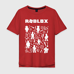 Футболка оверсайз мужская ROBLOX, цвет: красный