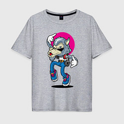 Футболка оверсайз мужская Hipster, цвет: меланж