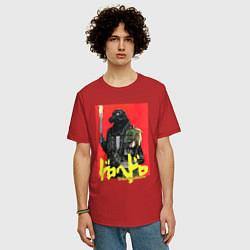 Футболка оверсайз мужская DOROHEDORO, цвет: красный — фото 2