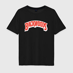 Футболка оверсайз мужская BACKWOODS, цвет: черный