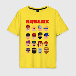 Футболка оверсайз мужская ROBLOX, цвет: желтый