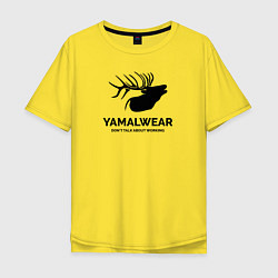 Футболка оверсайз мужская Yamalwear, цвет: желтый