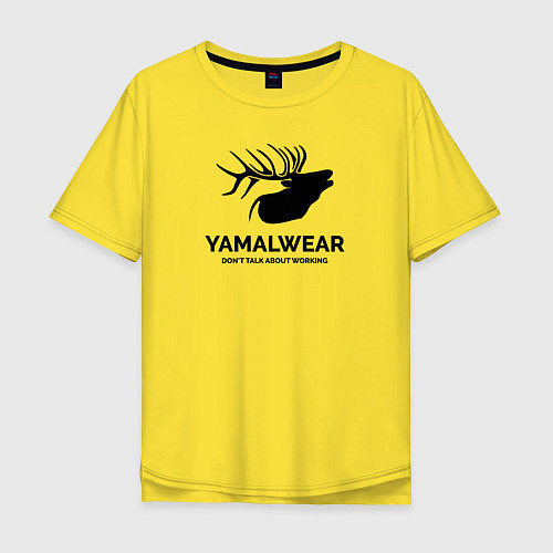 Мужская футболка оверсайз Yamalwear / Желтый – фото 1