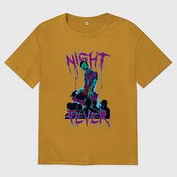 Футболка оверсайз мужская Zombi, цвет: горчичный