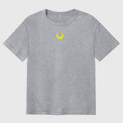 Футболка оверсайз мужская Sailor Moon, цвет: меланж