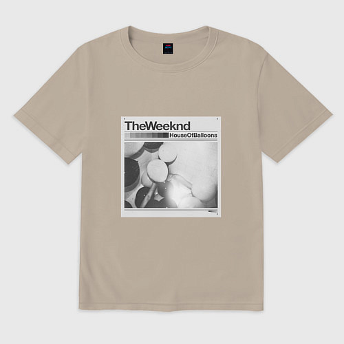 Мужская футболка оверсайз House Of Balloons The Weeknd / Миндальный – фото 1