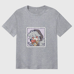 Футболка оверсайз мужская Рэйзор, цвет: меланж