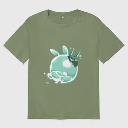 Футболка оверсайз мужская Сяо, цвет: авокадо