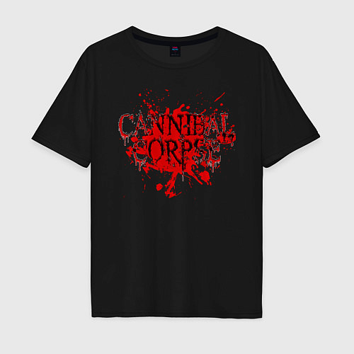 Мужская футболка оверсайз Cannibal Corpse / Черный – фото 1