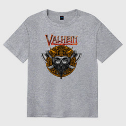 Футболка оверсайз мужская Valheim, цвет: меланж