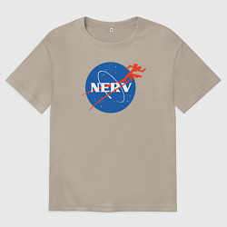 Футболка оверсайз мужская Nerv, цвет: миндальный