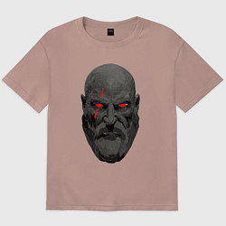 Футболка оверсайз мужская Kratos ART, цвет: пыльно-розовый