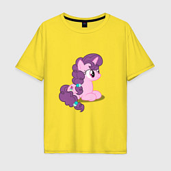 Футболка оверсайз мужская Pony Pink Mammal Purple - Litt, цвет: желтый