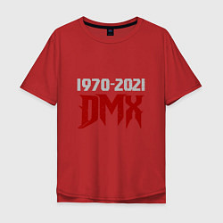 Футболка оверсайз мужская DMX Life, цвет: красный