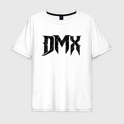 Футболка оверсайз мужская DMX Logo Z, цвет: белый