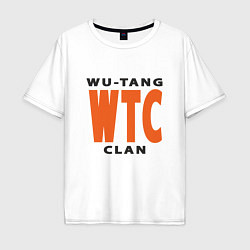 Футболка оверсайз мужская Wu-Tang WTC, цвет: белый