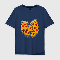 Футболка оверсайз мужская Wu-Tang Pizza, цвет: тёмно-синий
