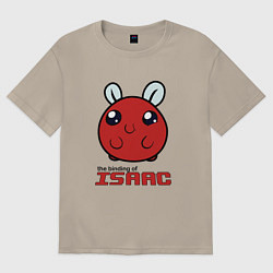 Футболка оверсайз мужская The binding of isaac Monsters, цвет: миндальный