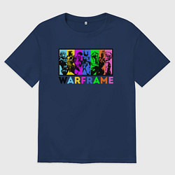 Футболка оверсайз мужская WARFRAME, цвет: тёмно-синий