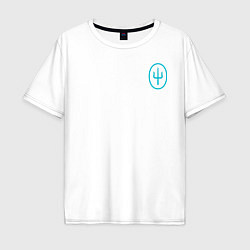 Футболка оверсайз мужская Twenty one pilots SAI, цвет: белый
