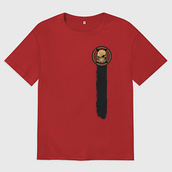 Футболка оверсайз мужская Ffdp, цвет: красный