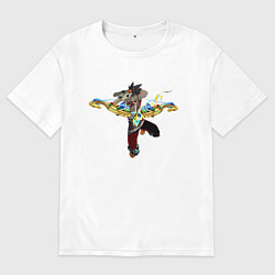 Футболка оверсайз мужская Загрей, цвет: белый