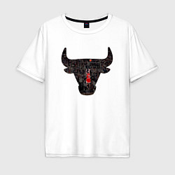 Мужская футболка оверсайз Bulls - Jordan