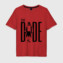 Футболка оверсайз мужская The Dude, цвет: красный