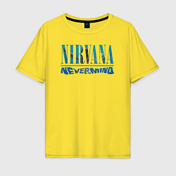 Мужская футболка оверсайз Nirvana Нирвана Рок Rock