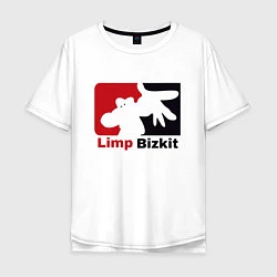 Футболка оверсайз мужская Limp Bizkit, цвет: белый