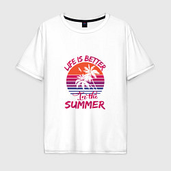 Мужская футболка оверсайз Better summer Лучшее Лето!