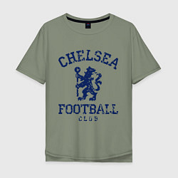 Футболка оверсайз мужская Chelsea FC: Lion, цвет: авокадо
