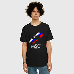Футболка оверсайз мужская Russia Our Side New 202223, цвет: черный — фото 2