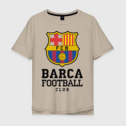 Мужская футболка оверсайз Barcelona Football Club