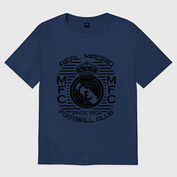Футболка оверсайз мужская Real Madrid MFC, цвет: тёмно-синий