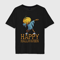 Мужская футболка оверсайз Happy Halloween