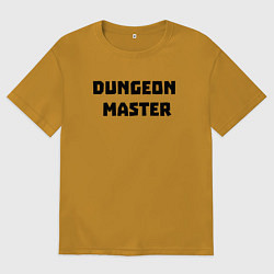 Футболка оверсайз мужская Dungeon Master, цвет: горчичный